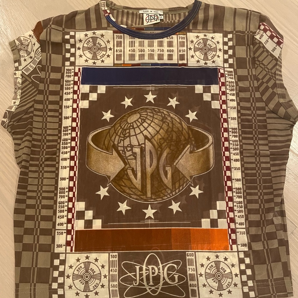Jean Paul gaultier vintage and authentic mesh top